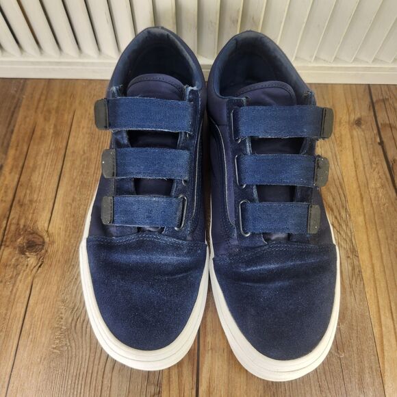 Vans Prison Issue Old Skool Mens Sz 12 Navy Blue Triple Strap Low Sneakers Shoes main image 7